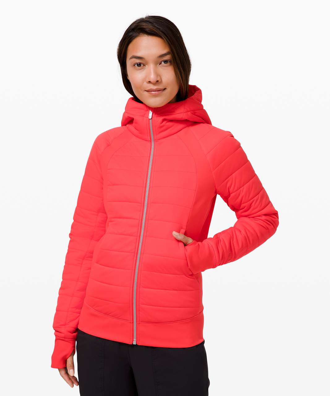 Lululemon Dynamic Movement Zip Hoodie - Love Red