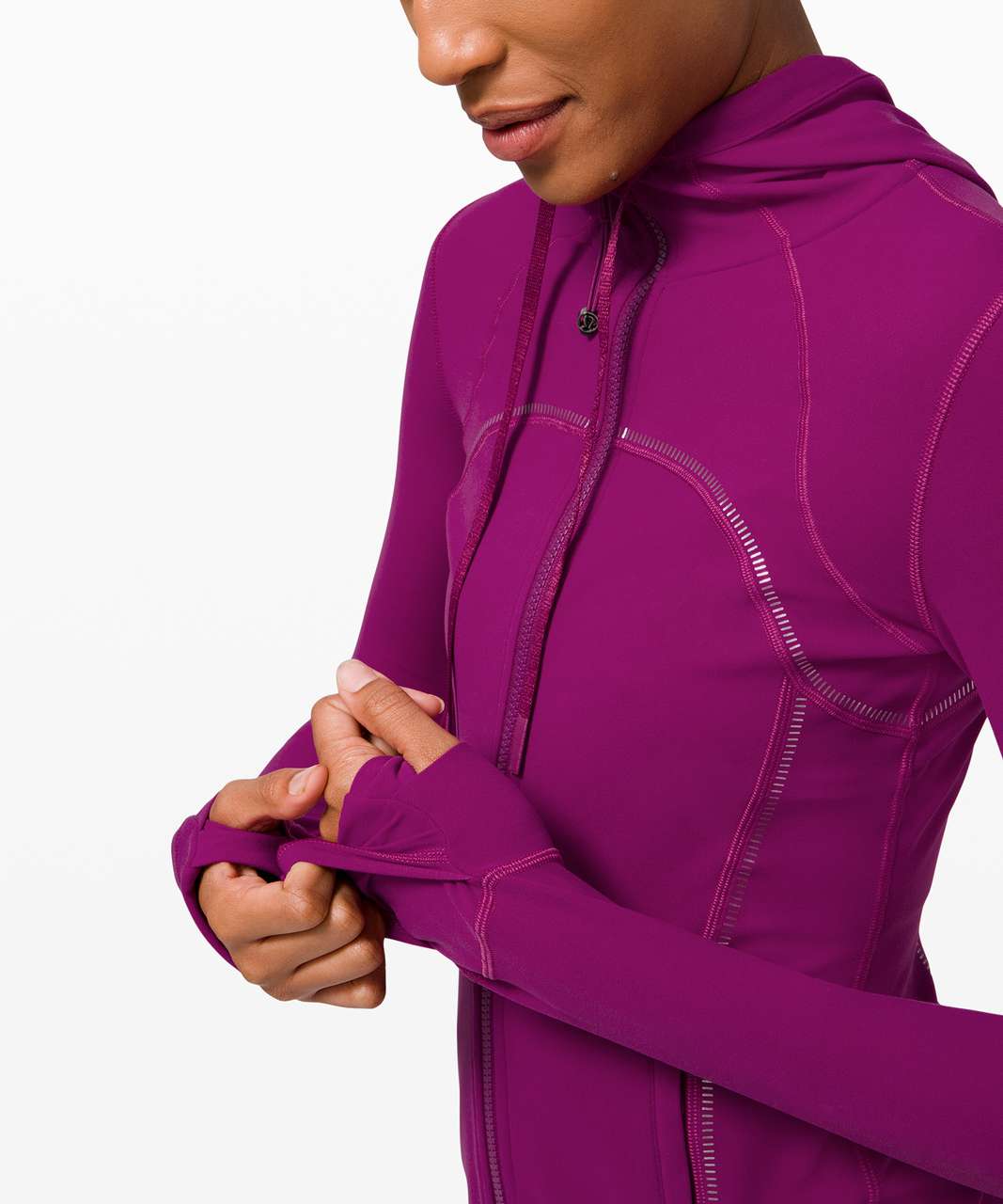 Lululemon Hooded Define Jacket *Gold - Deep Fuschia