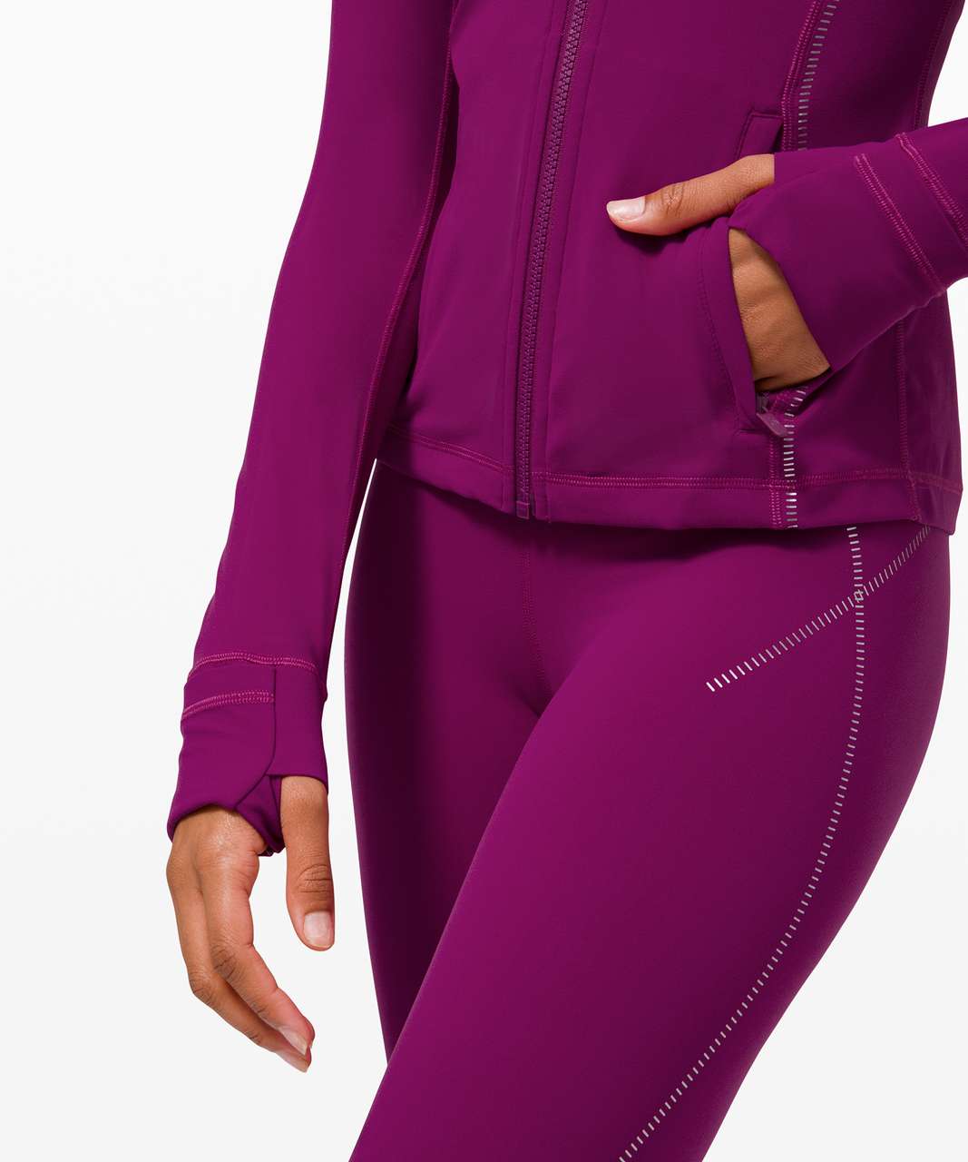 Lululemon Hooded Define Jacket *Gold - Deep Fuschia