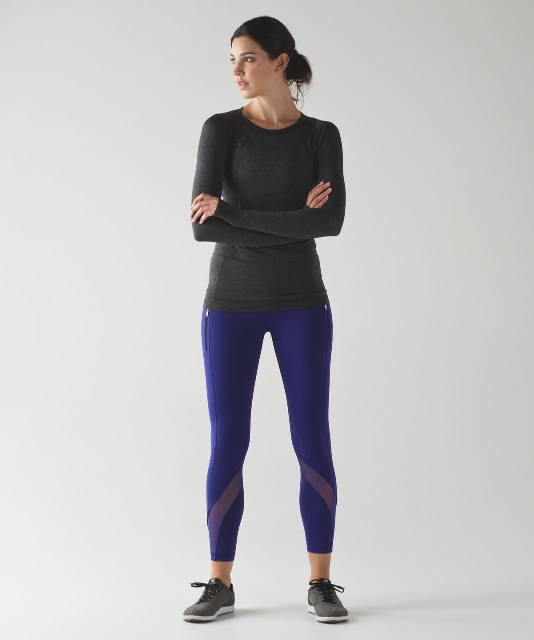 Lululemon Inspire Tight II (Mesh) - Space Dye Camo Black Dark Slate - lulu  fanatics