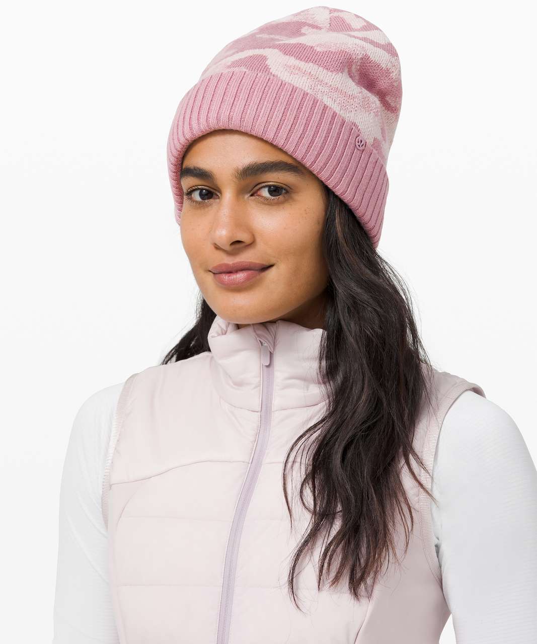 Lululemon Room for Warmth Beanie - Pink Taupe / Porcelain Pink