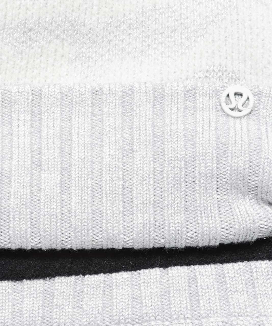 Lululemon Room for Warmth Beanie - Heathered Core Ultra Light Grey / Antique White