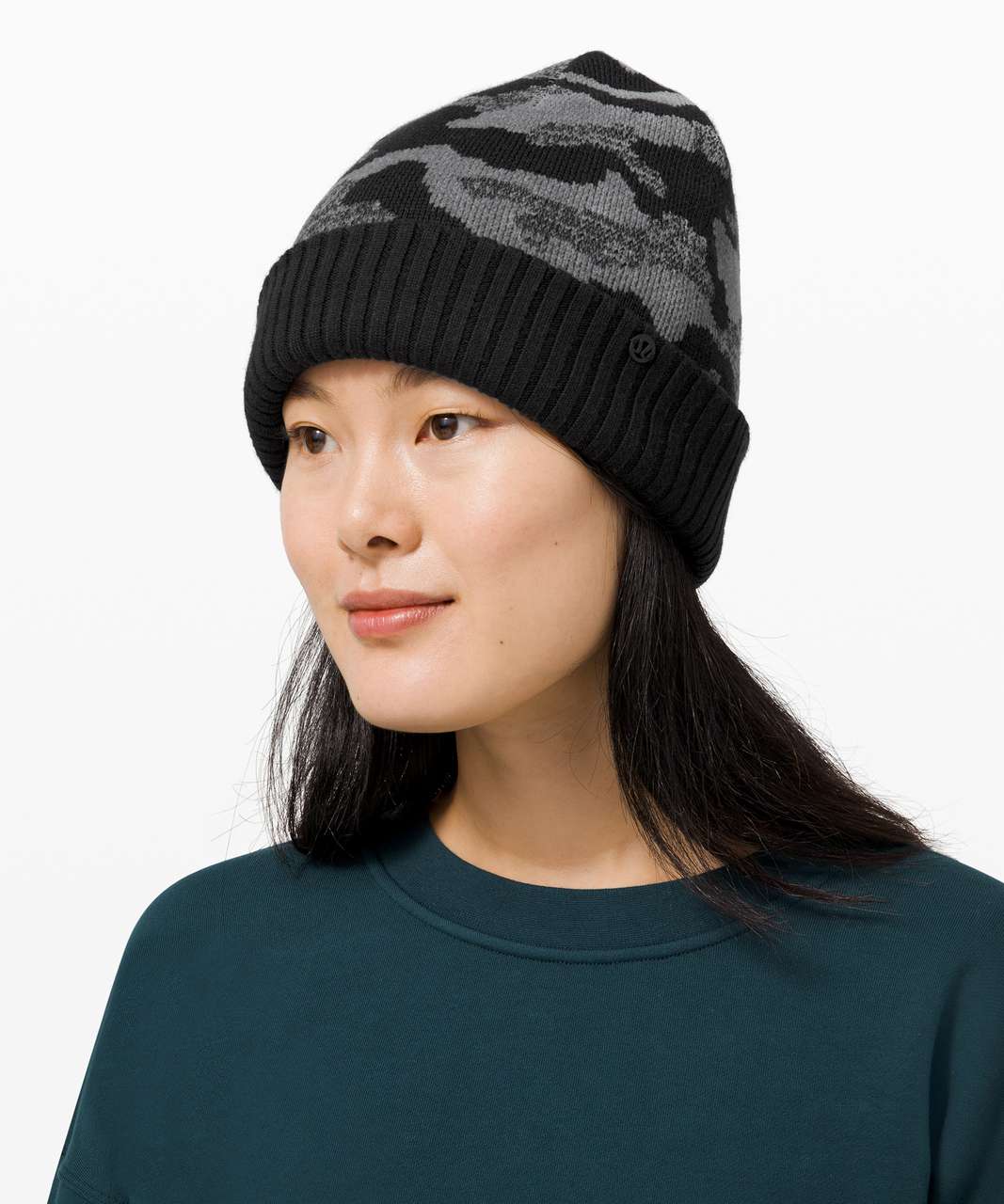 Lululemon Room for Warmth Beanie - Black / Asphalt Grey - lulu fanatics