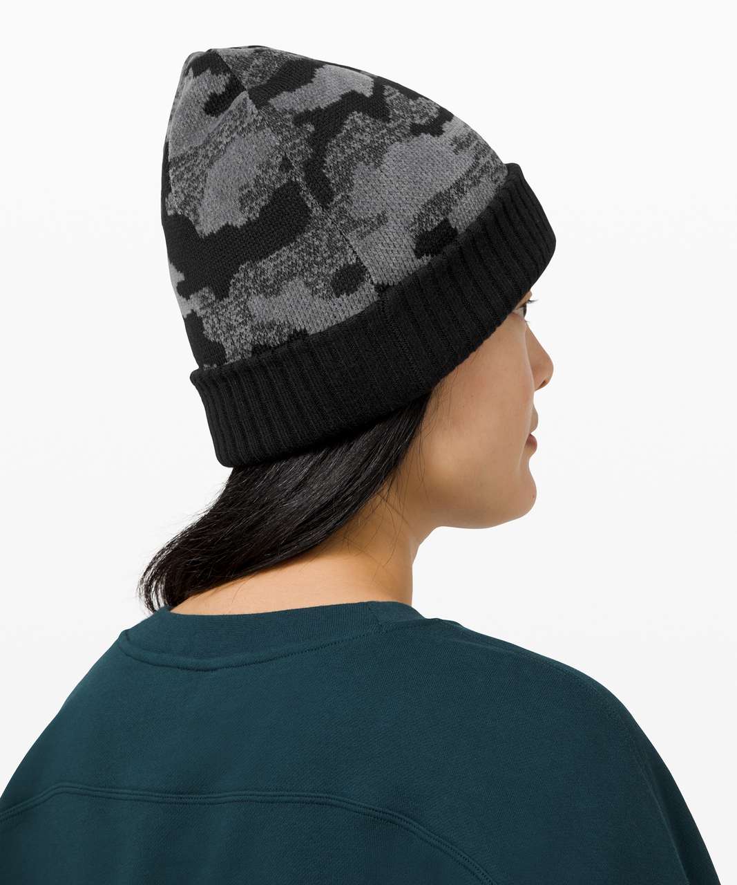 Lululemon Room for Warmth Beanie - Black / Asphalt Grey