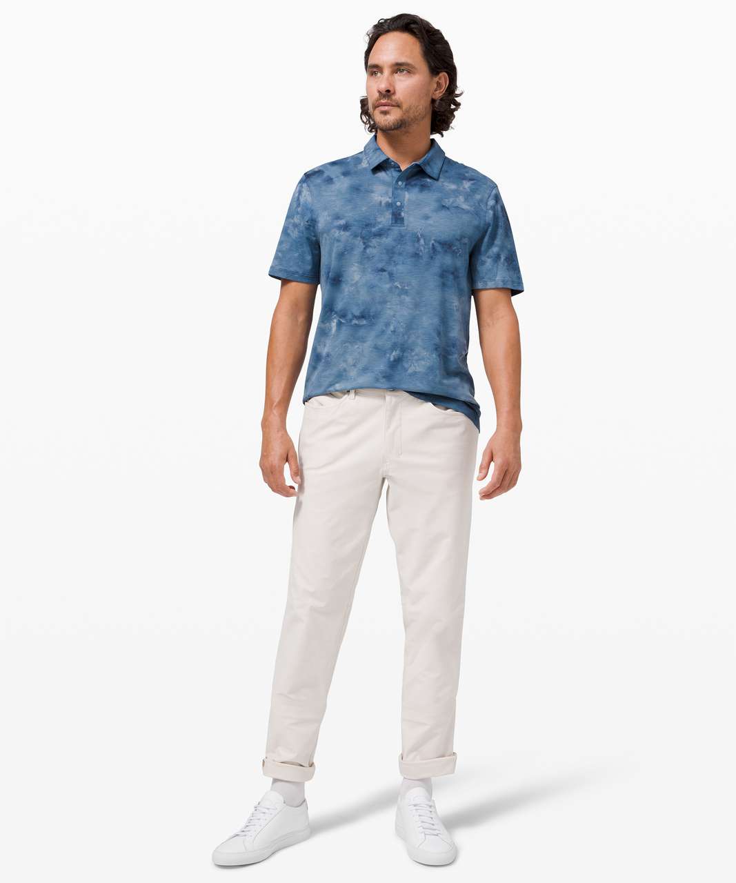 Lululemon Evolution Polo *Wash - Diamond Dye True Navy Chambray