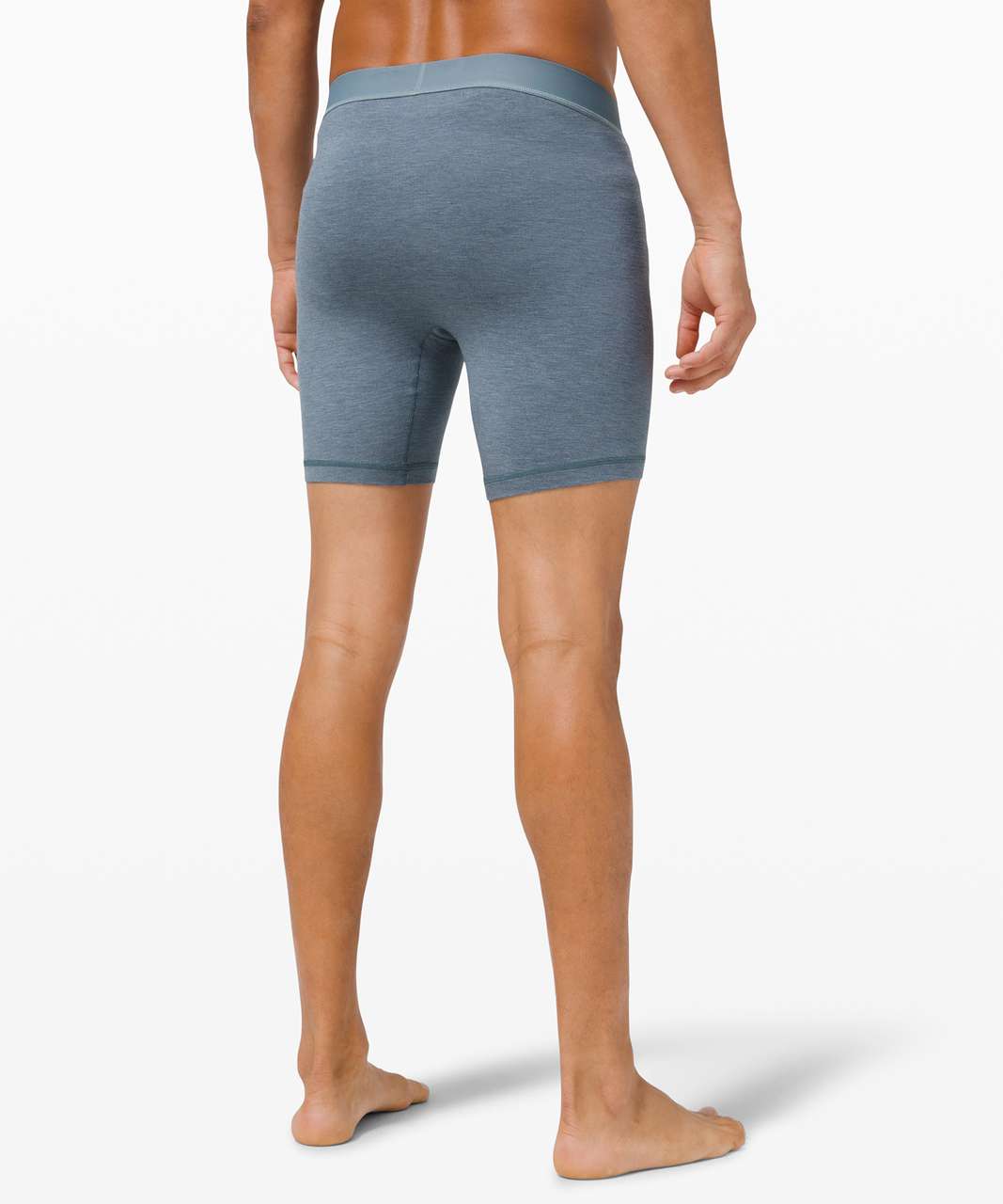 Lululemon Always In Motion Boxer 7" - Heathered Blue Fog