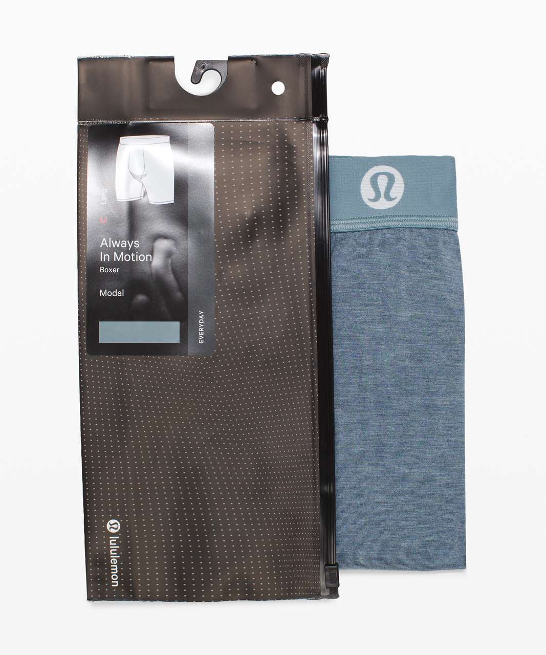 Lululemon Always In Motion Boxer 7" - Heathered Blue Fog