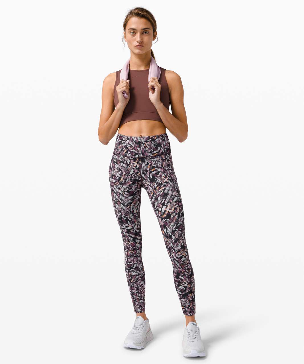 Lululemon Fast and Free 25” (Sonic Pink Neon Washed, 4), Women's