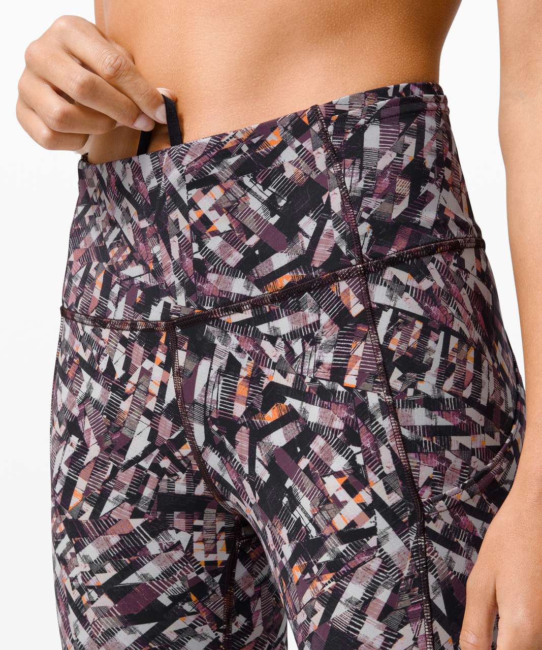 Lululemon Fast and Free Tight II 25" *Non-Reflective Nulux - Kaleidoscopic Pink Multi