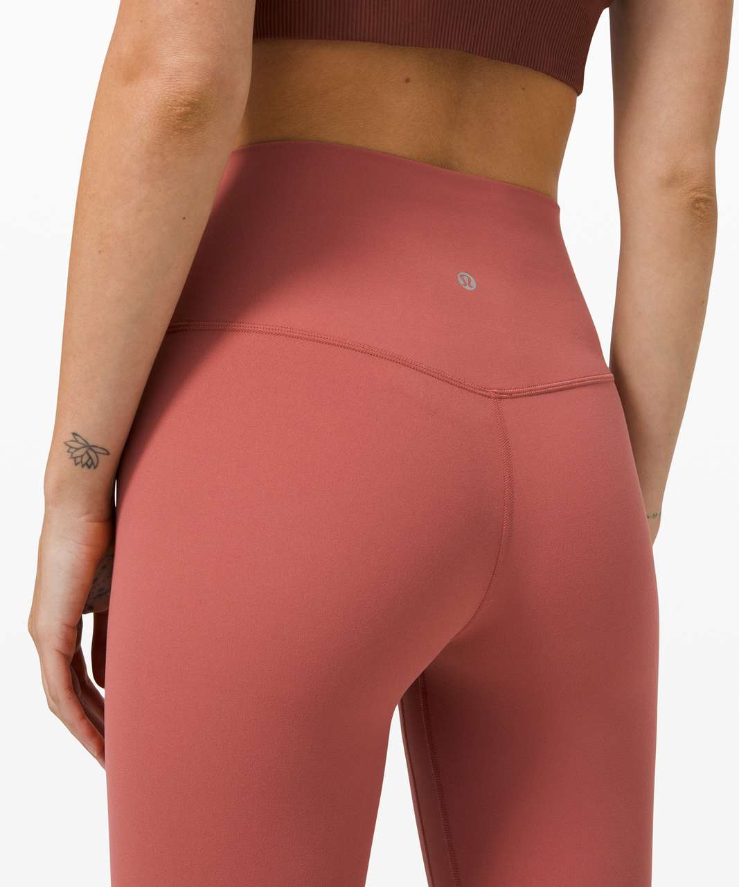 Lululemon Align Crop *21 - Soft Cranberry - lulu fanatics