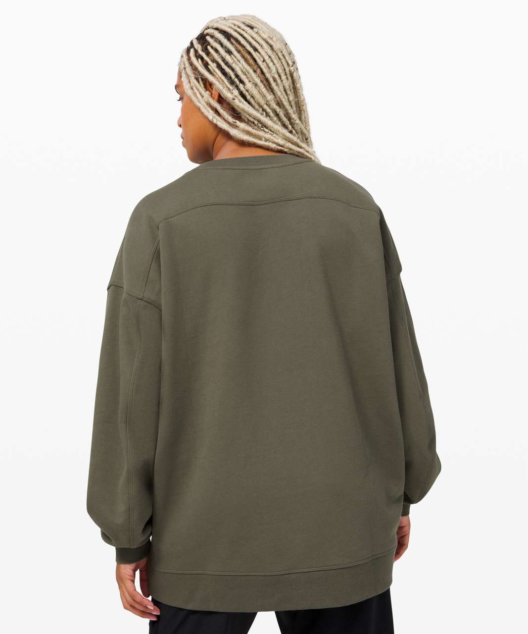 SELL] [US] NWT Lululemon Perfectly Oversized Crop Crew Softstreme in Green  Twill size 2 - $118 shipped : r/lululemonBST