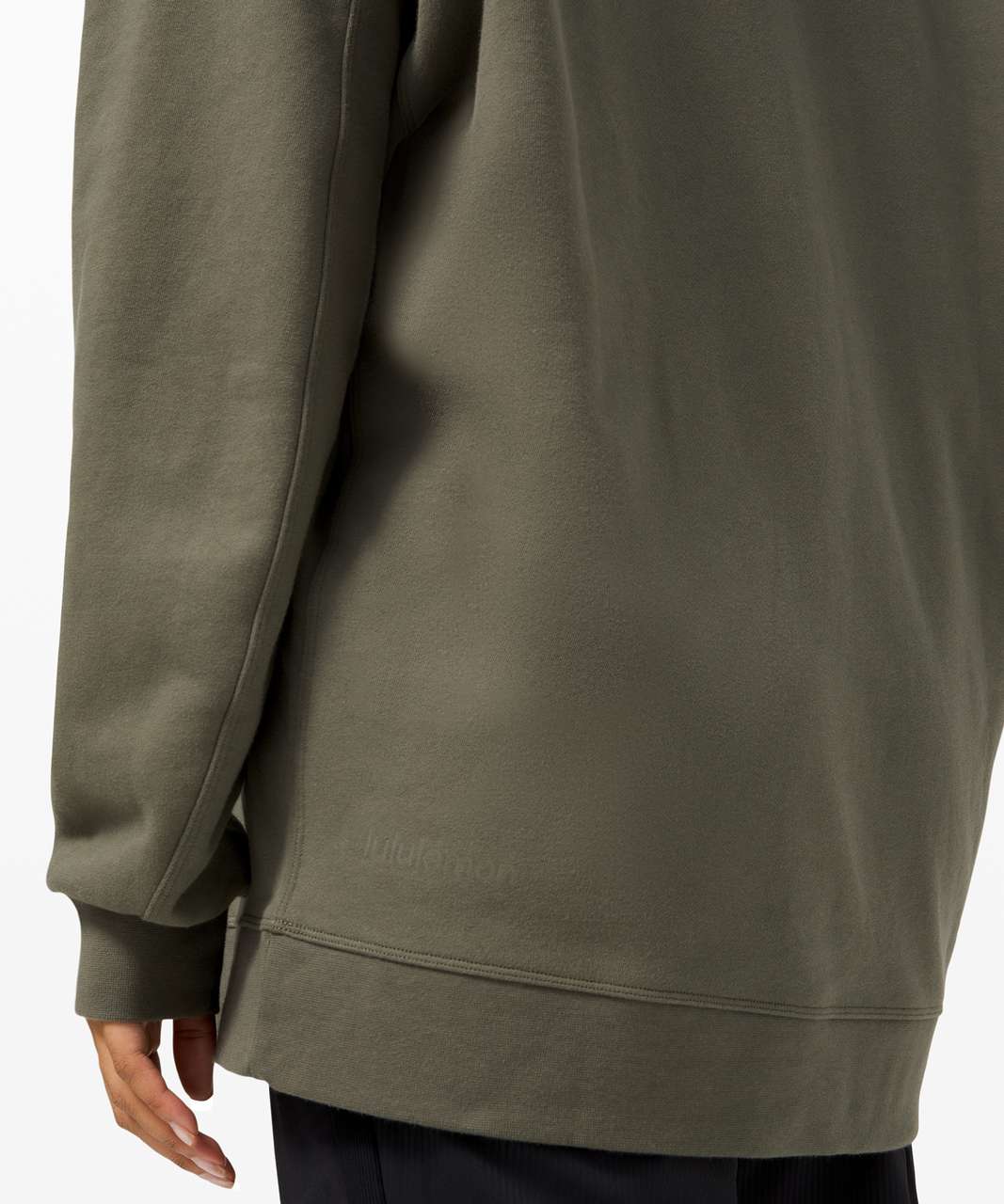 Lululemon Perfectly Oversized Crew - Army Green - lulu fanatics