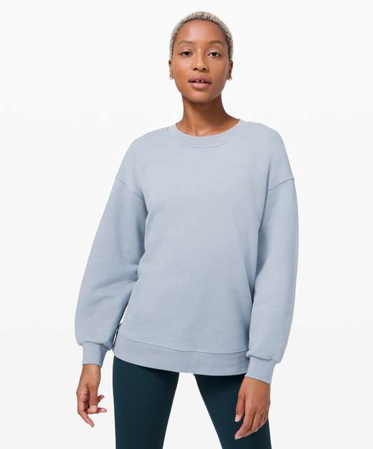 Lululemon Perfectly Oversized Crew *Graphic - Heathered Core Ultra