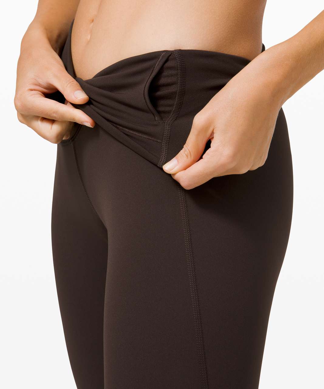 Lululemon Wunder Under High-Rise Crop 23 *Updated Scallop Full-On Luxtreme  - French Press - lulu fanatics