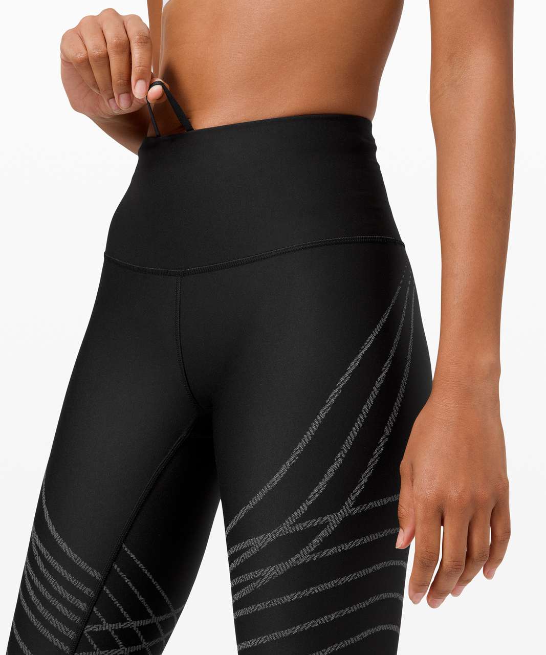 Lululemon Mapped Out High-Rise Tight 28" - Black / Asphalt Grey