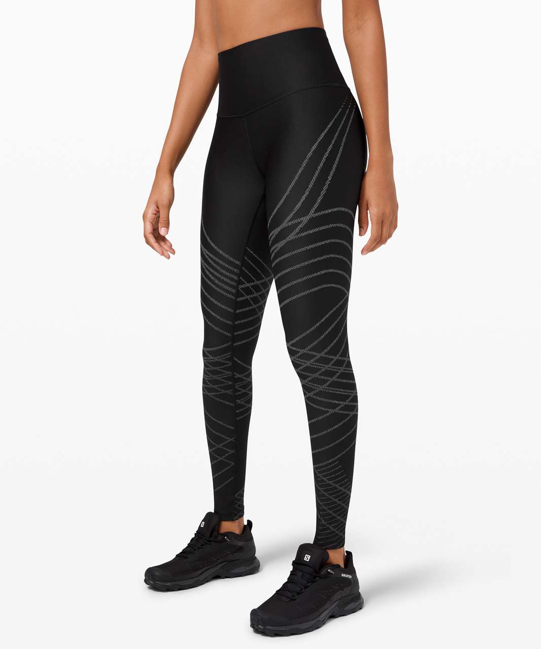 Lululemon Always Airy High-Rise Run Crop 19 - Black - lulu fanatics