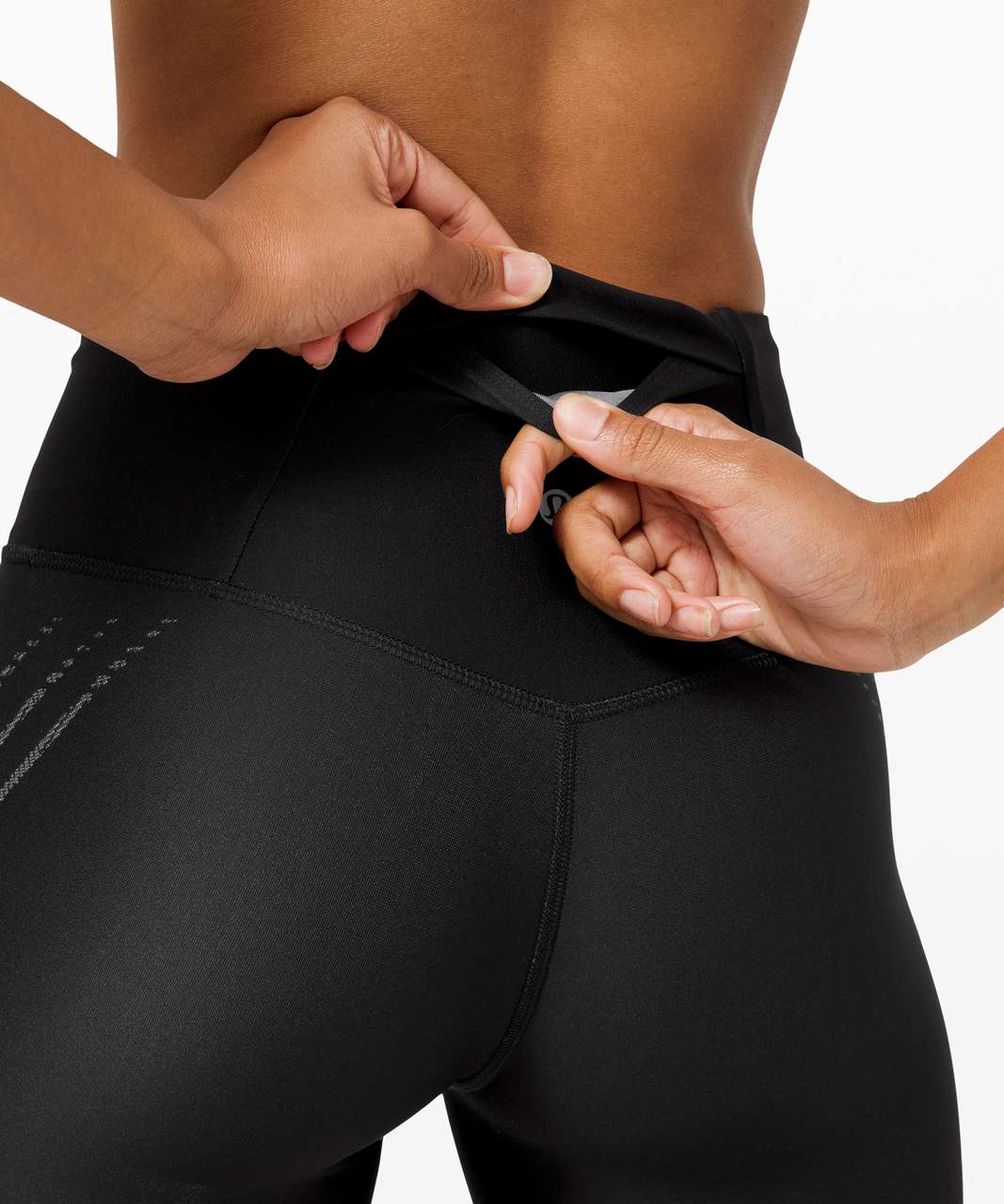 Lululemon Mapped Out High-Rise Tight 28" - Black / Asphalt Grey