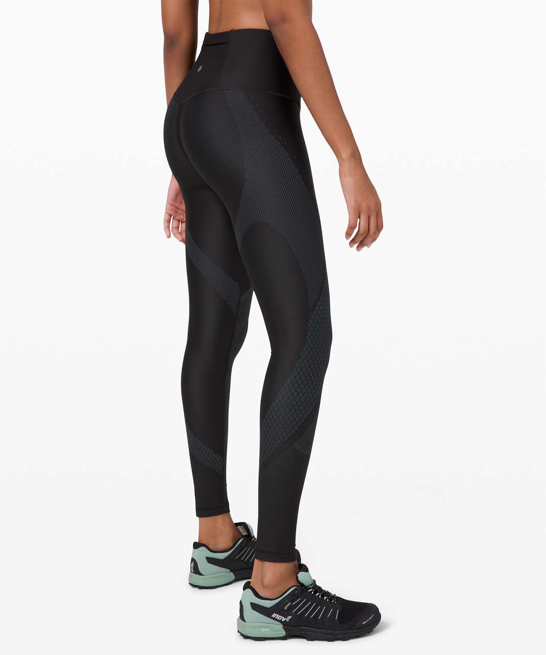 Lululemon Mapped Out High-Rise Tight 28 - Black / Iron Blue - lulu fanatics