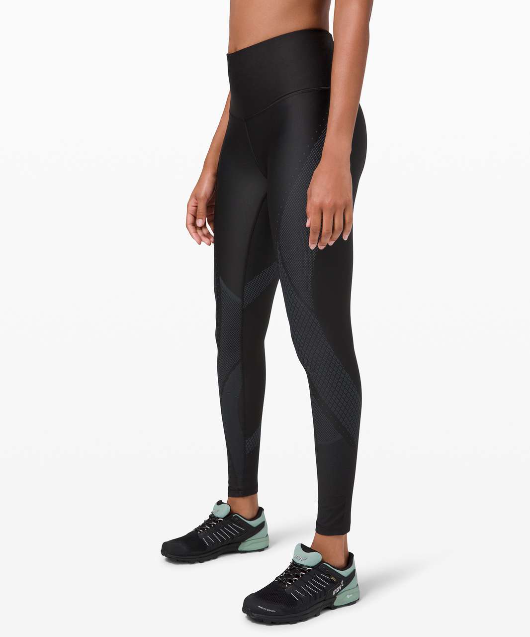 Lululemon Mapped Out High-Rise Tight 28 - Black / Iron Blue - lulu fanatics