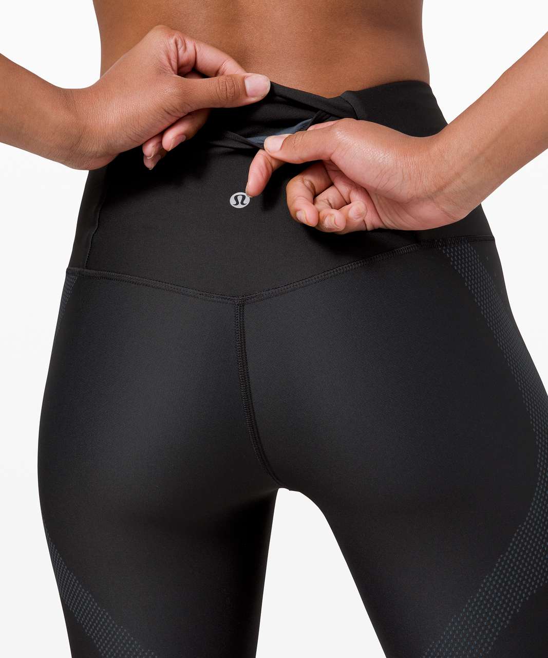 Lululemon Mapped Out High-Rise Tight 28 - Black / Iron Blue