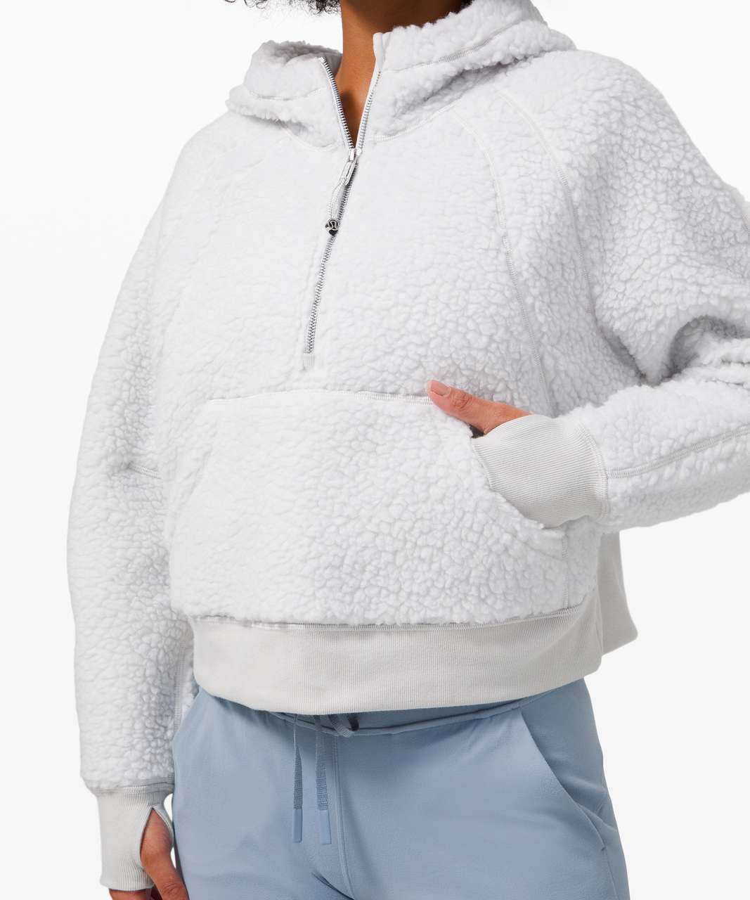 Lululemon Scuba Oversized Sherpa 1/2 Zip - Trench - lulu fanatics