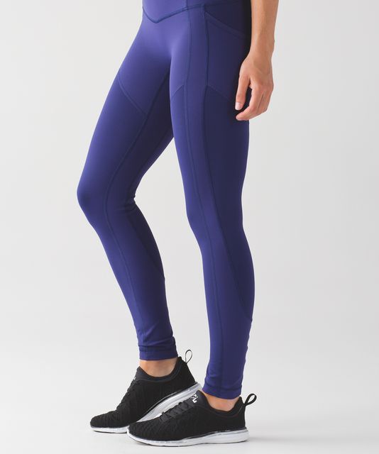 lululemon athletica, Pants & Jumpsuits, Lululemon All The Right Places Crop  Leggings Yoga Midnight Navy Size 8