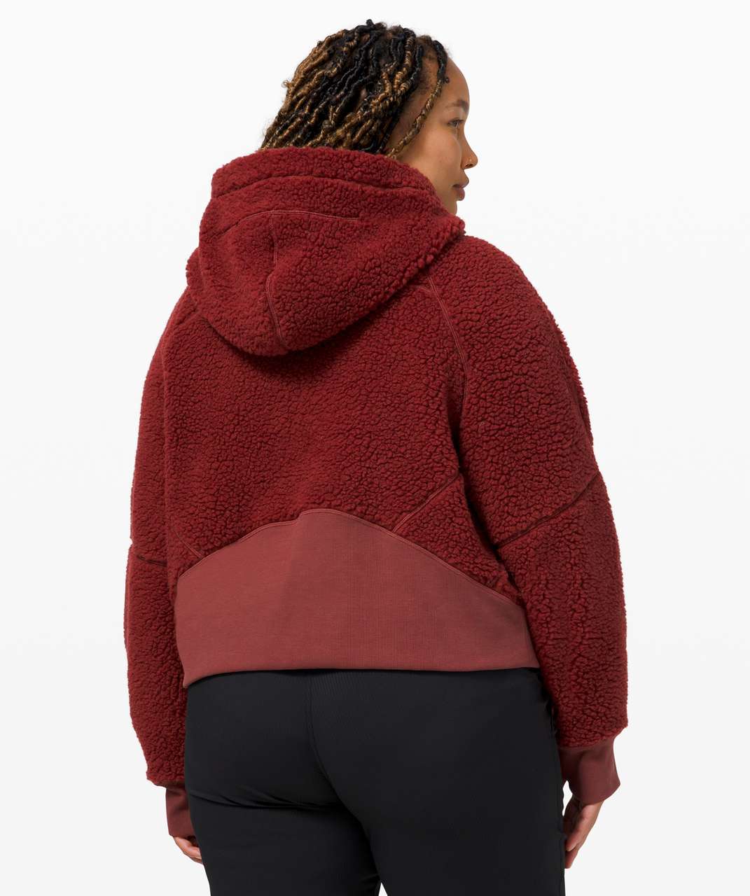 Lululemon Scuba Oversized Sherpa 1/2 Zip - Savannah