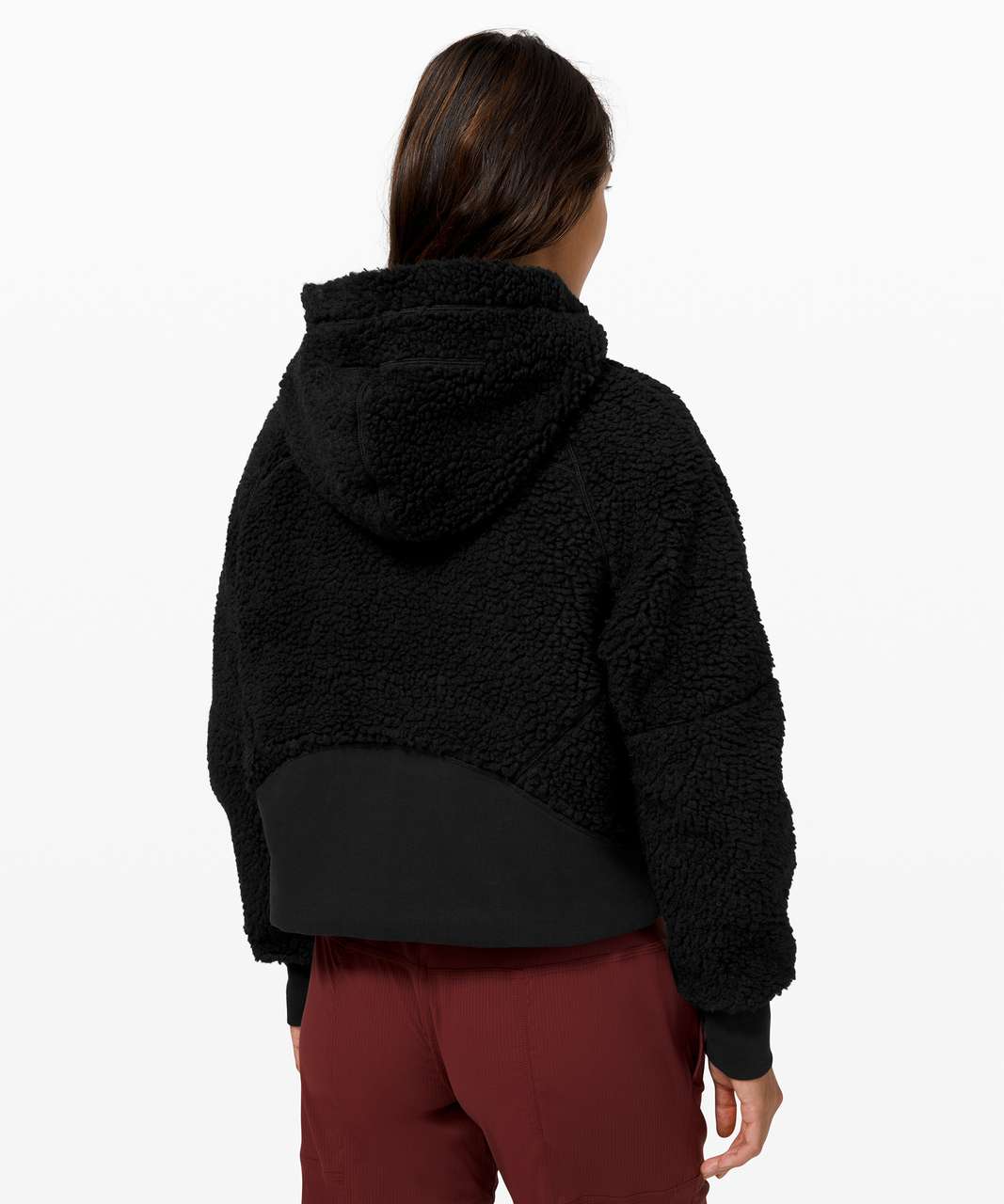 Lululemon Scuba Oversized Sherpa 1/2 Zip - Black