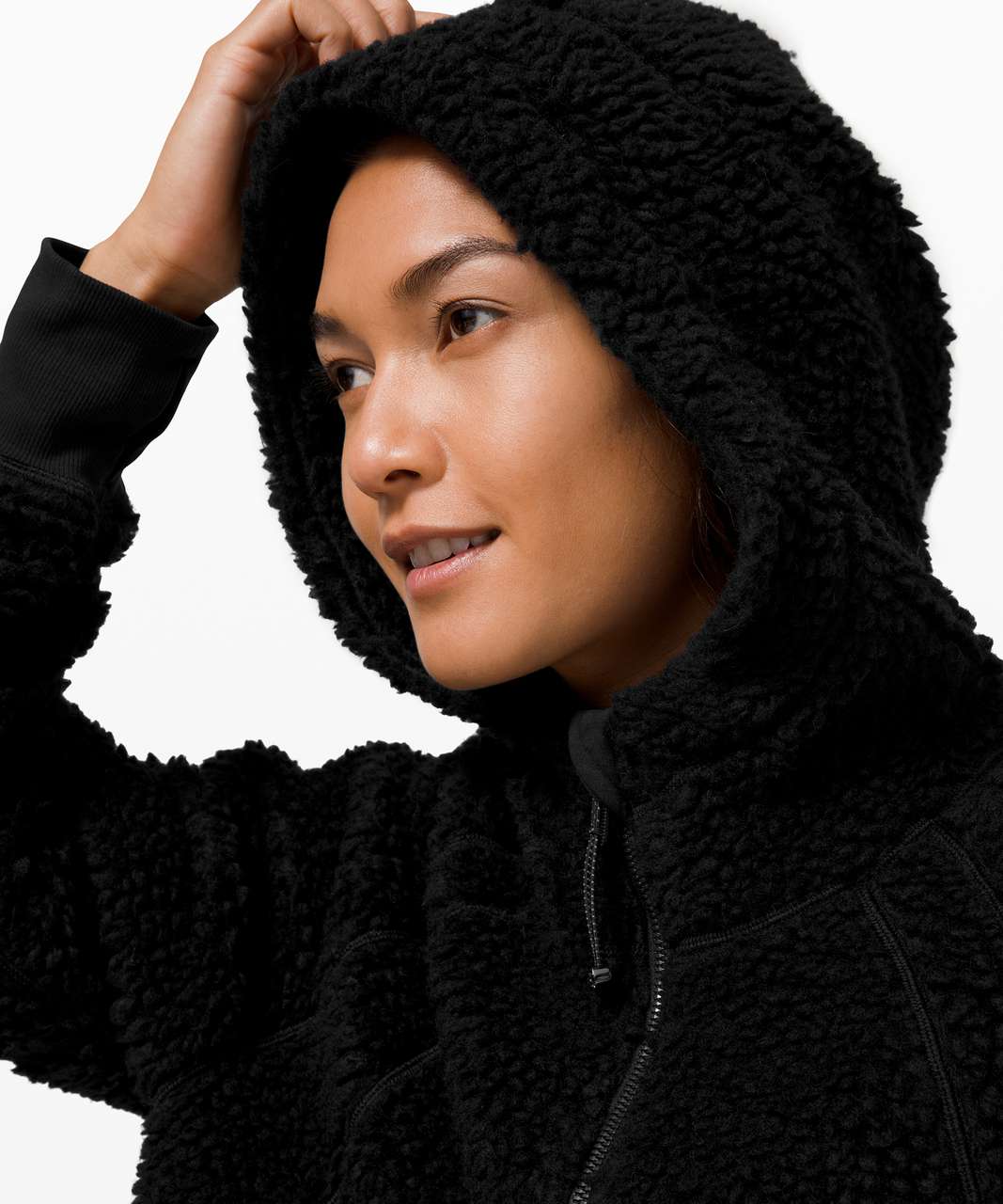 Lululemon Scuba Oversized Sherpa 1/2 Zip - Black