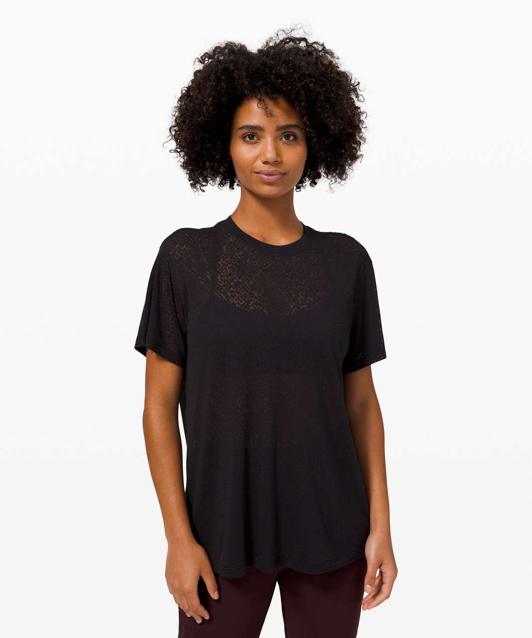 Lululemon All Yours Tee *Veil - Black - lulu fanatics