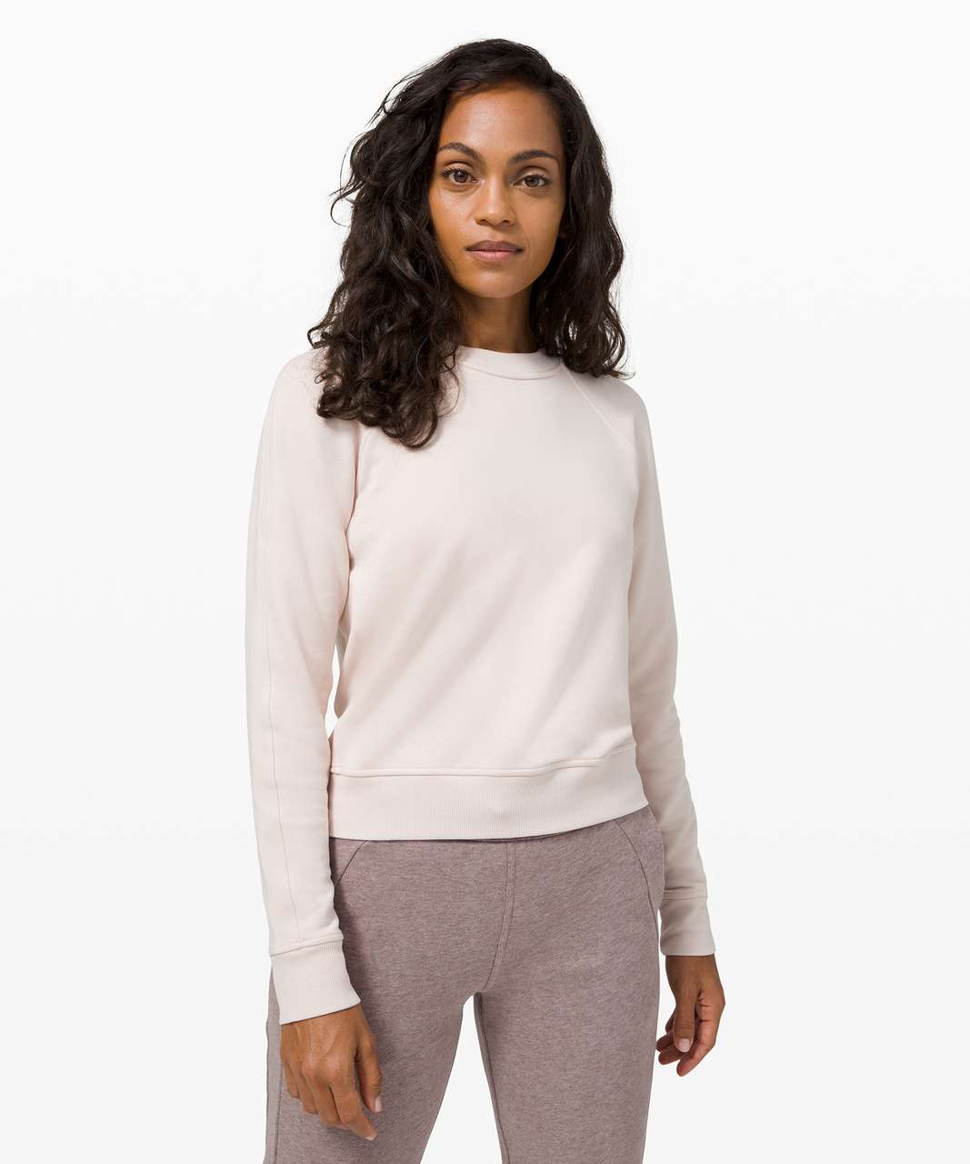 Lululemon Warm Down Crew - Silk Rose