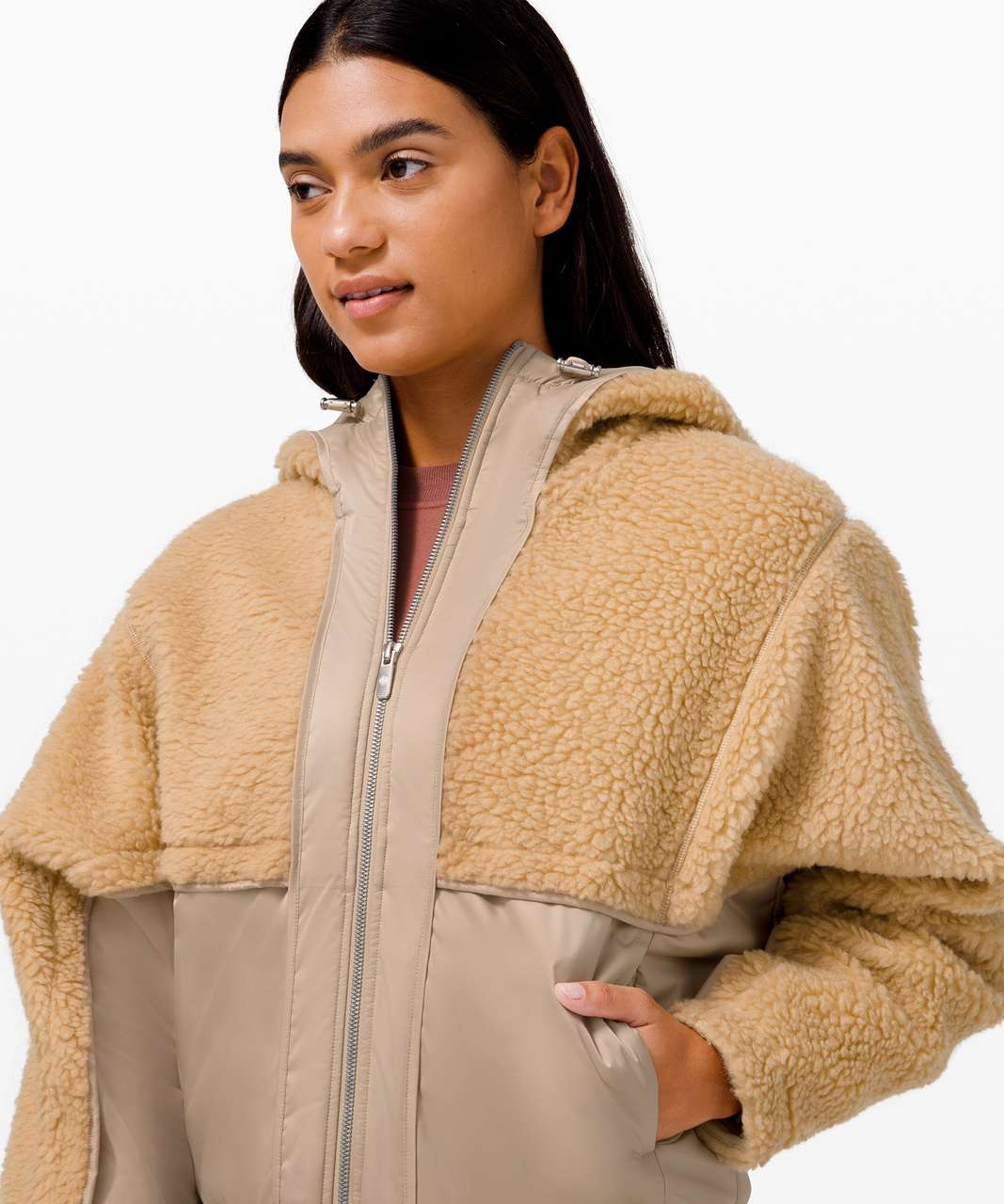 Lululemon Sherpa and Shine Jacket - Trench