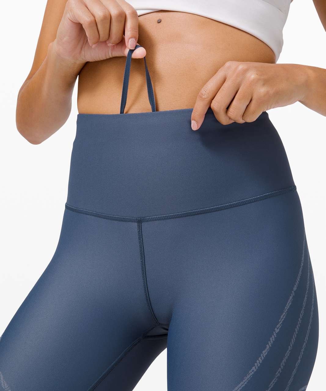 Lululemon Mapped Out High-Rise Crop 21" - Iron Blue / Chambray