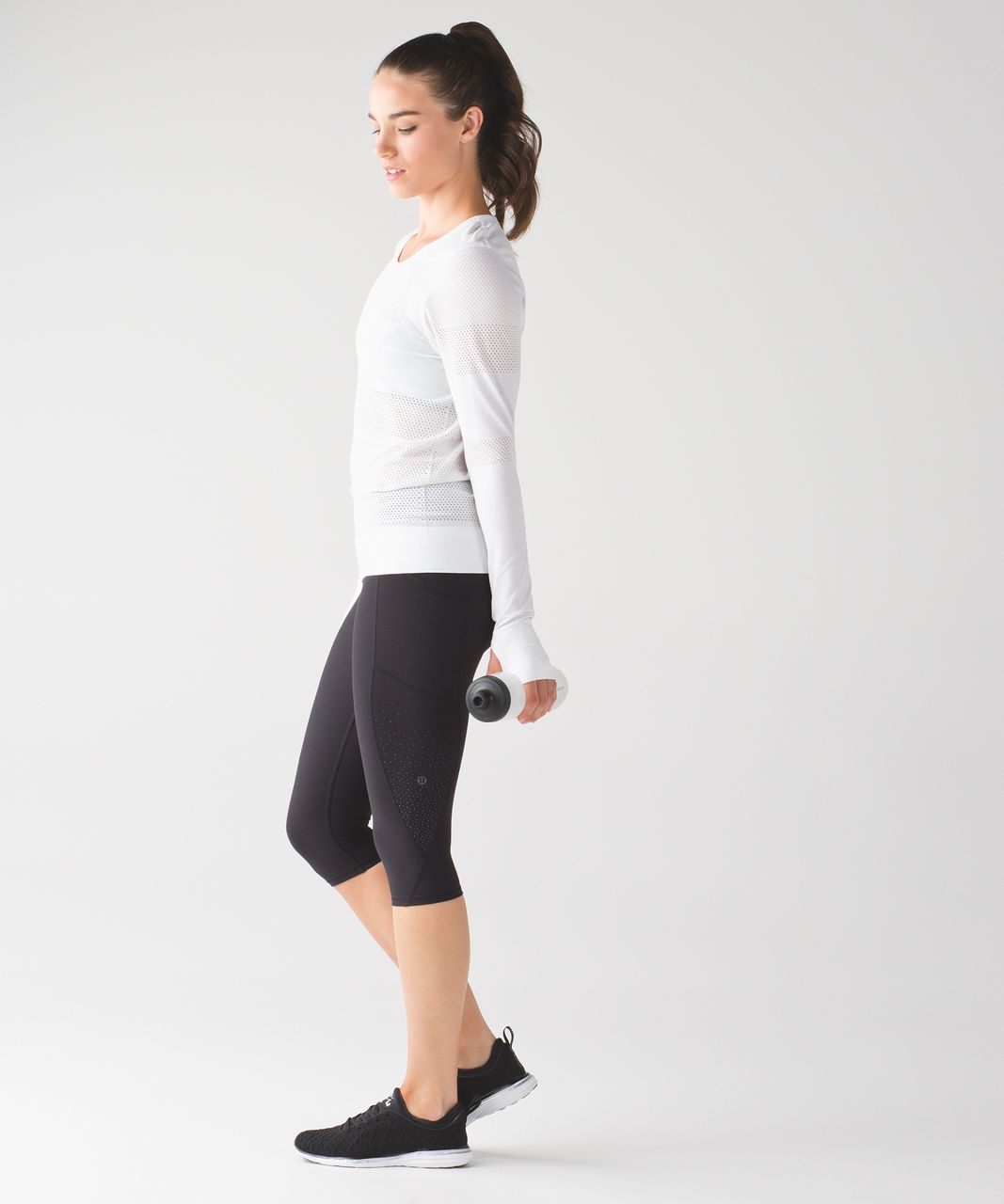 Lululemon Tight Stuff Crop II - Black - lulu fanatics