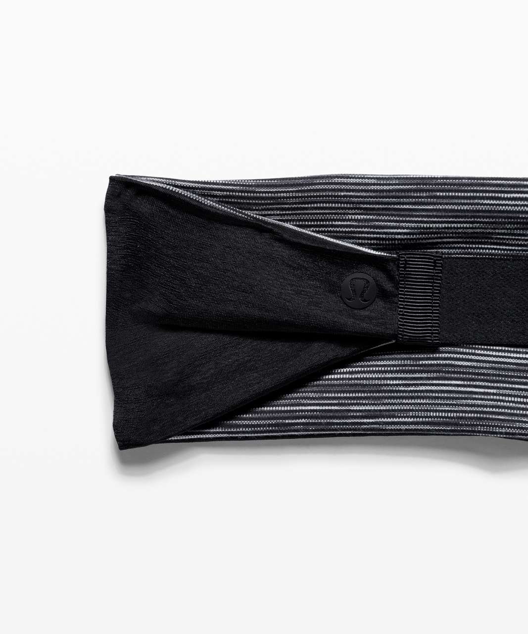 Lululemon Fringe Fighter Headband - Black / Wee Are From Space Dark Carbon Ice Grey