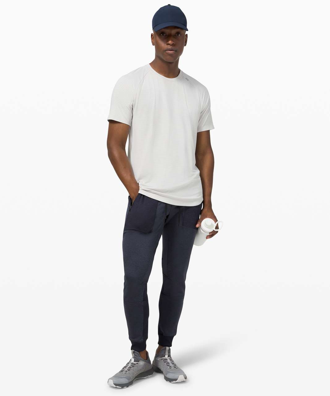 Lululemon Drysense Short Sleeve - Heathered Vapor