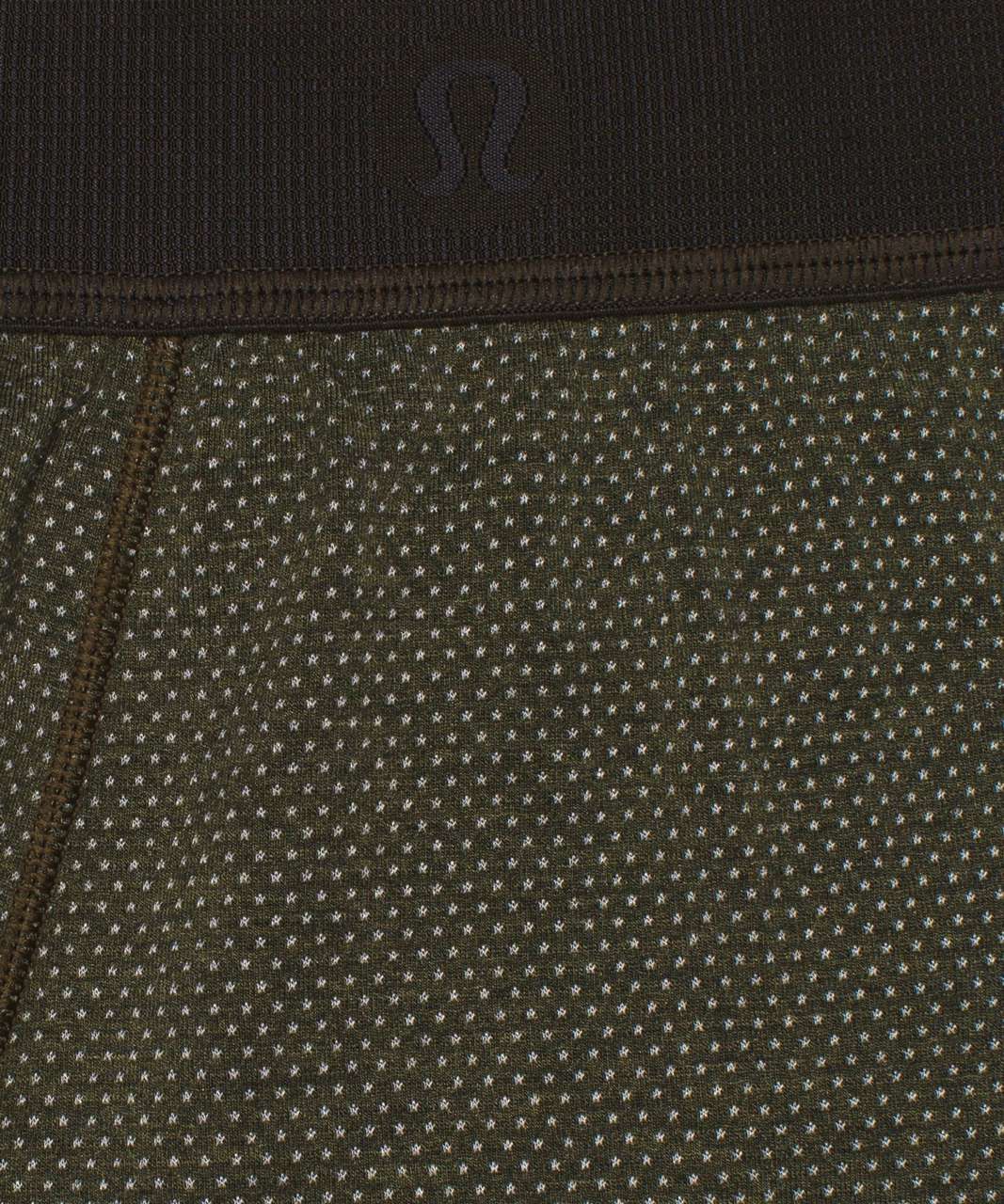 Lululemon Always in Motion Boxer Mesh 5" - Heathered Dark Olive