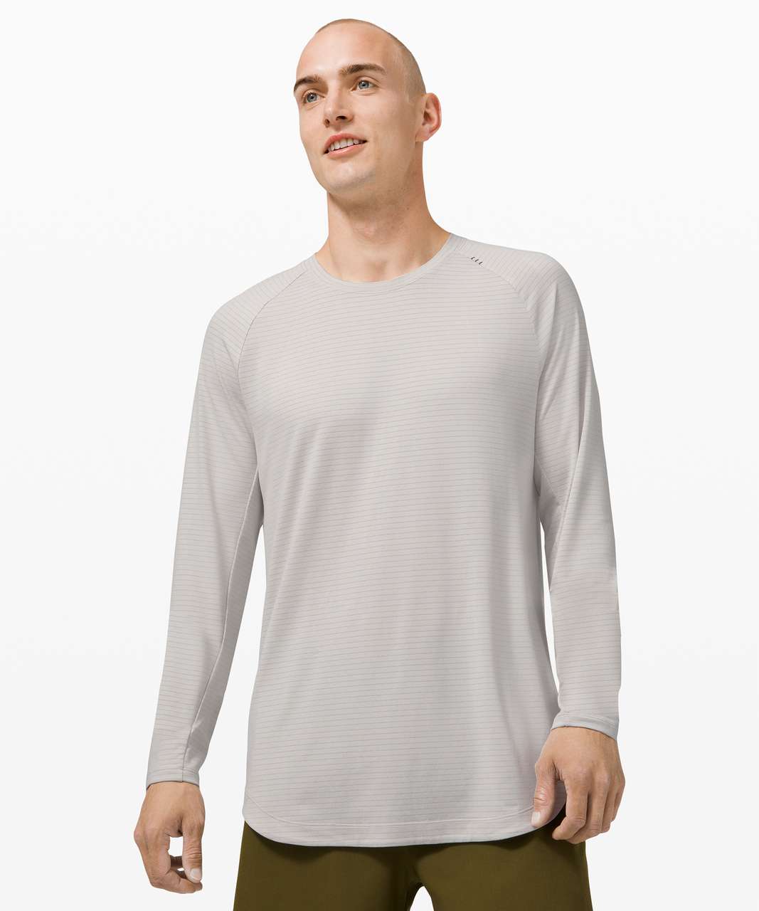 Lululemon Drysense Long Sleeve - Heathered Vapor