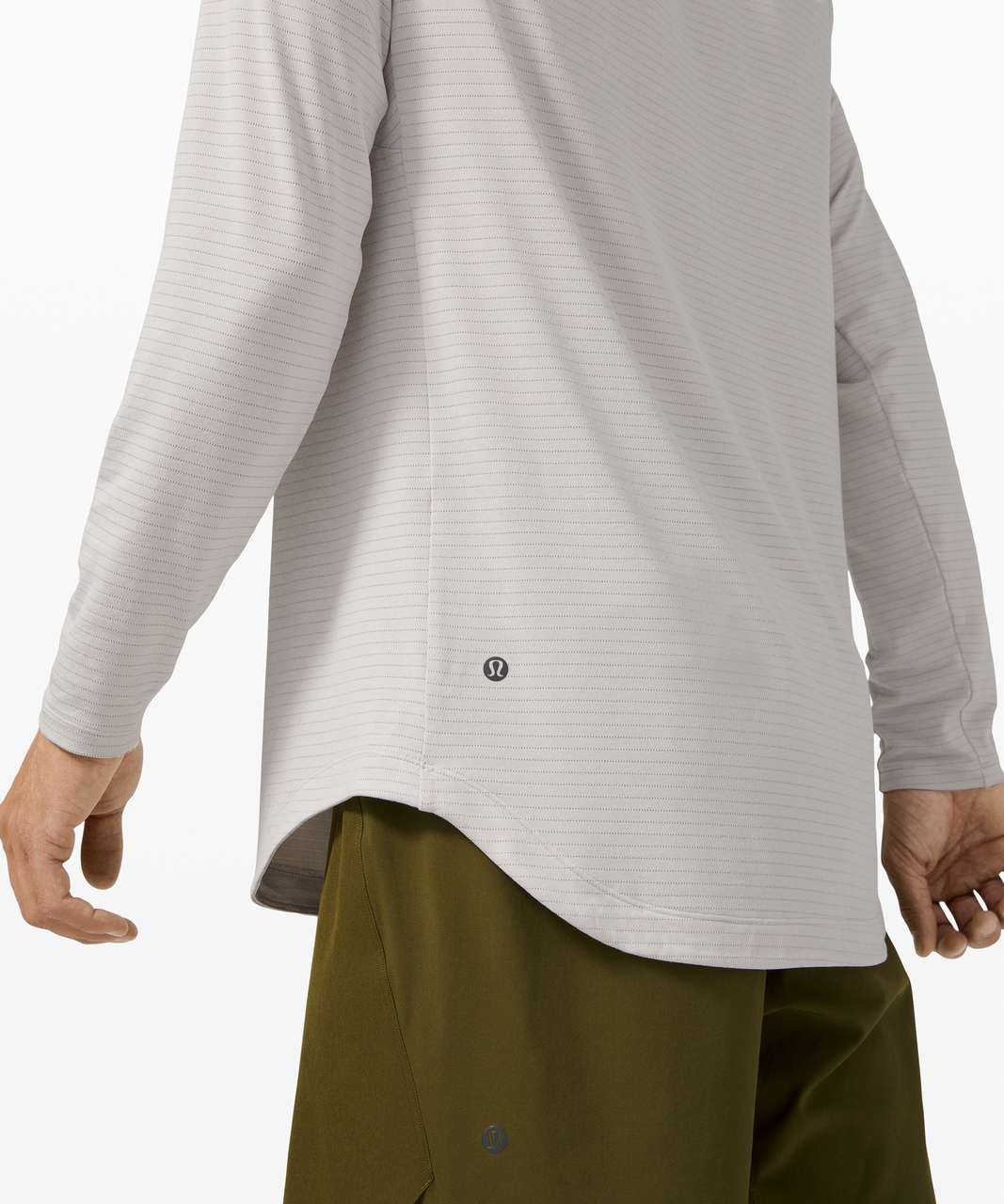 Lululemon Drysense Long Sleeve - Heathered Vapor