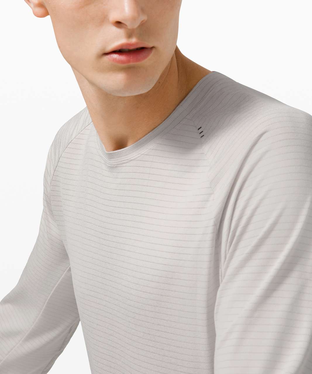 Lululemon Drysense Long Sleeve - Heathered Vapor