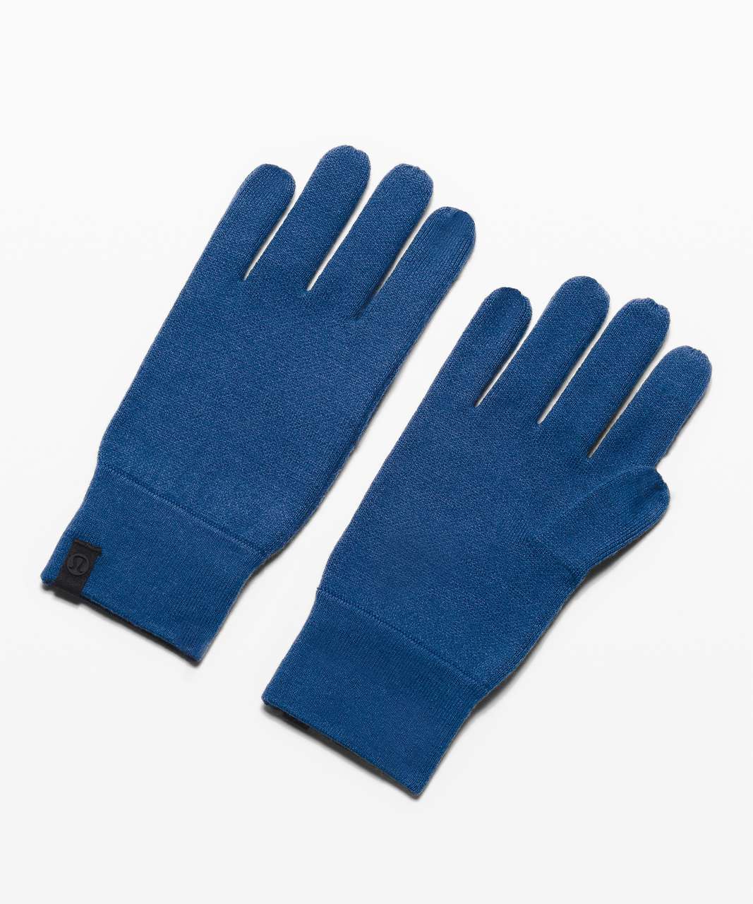 LULULEMON MENS COLD PURSUIT KNIT GLOVES, HEATHERED CORE MEDIUM