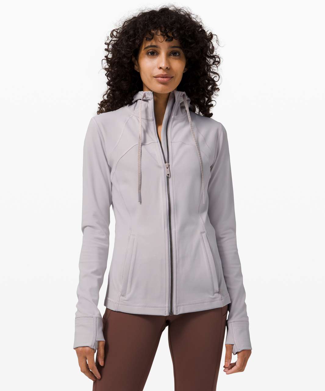 Lululemon Hooded Define Jacket Nulu In Pink Puff