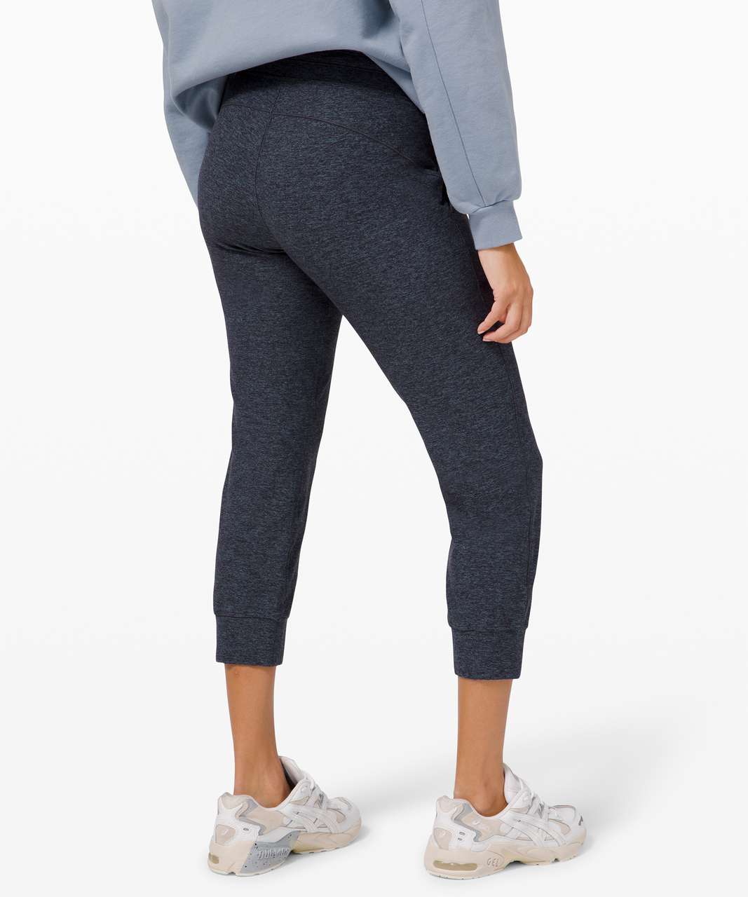 Lululemon Ready to Rulu Jogger Crop - Heathered Submarine / Black