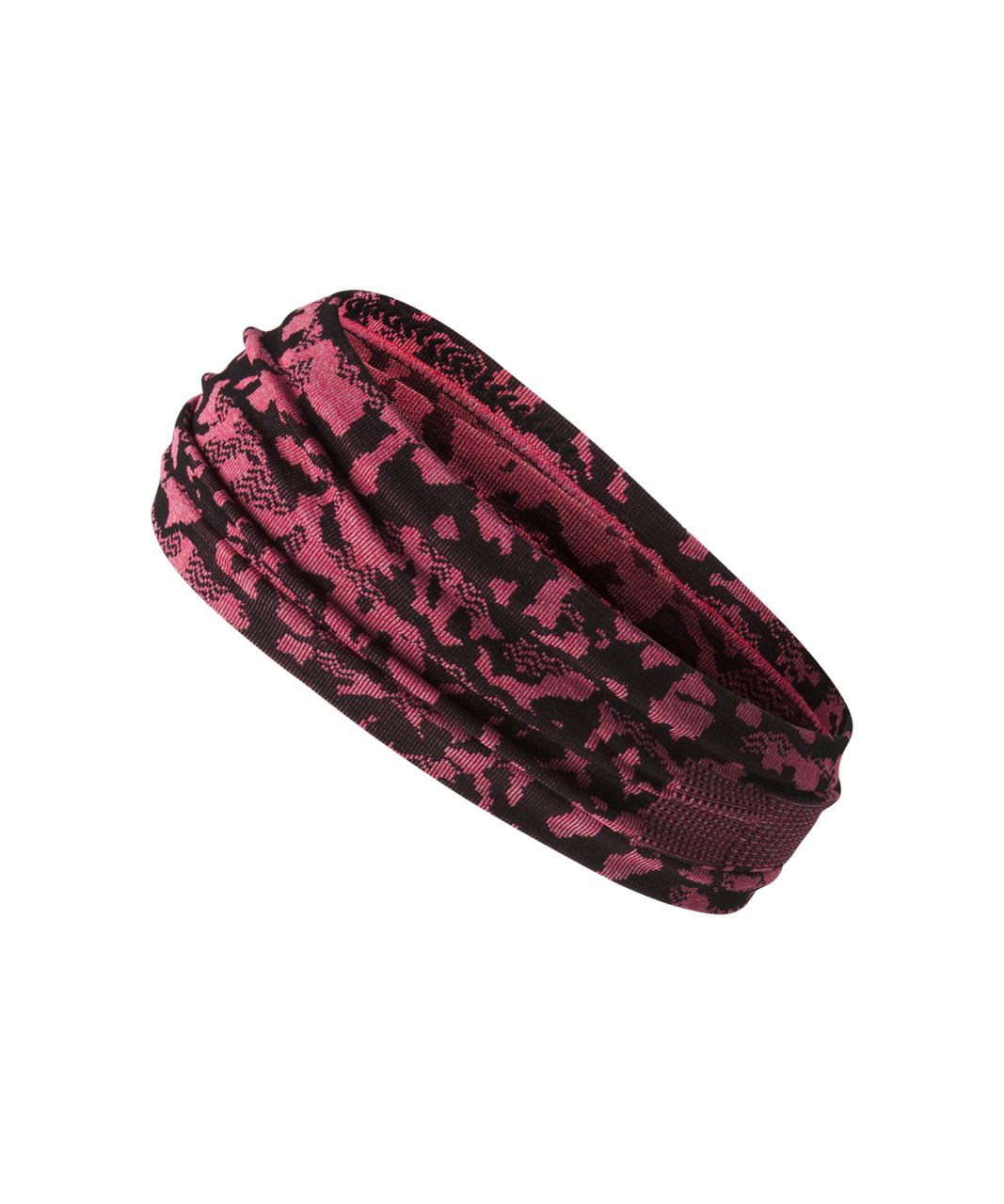 Lululemon Bangs Back Headwrap - Heathered True Red / Black