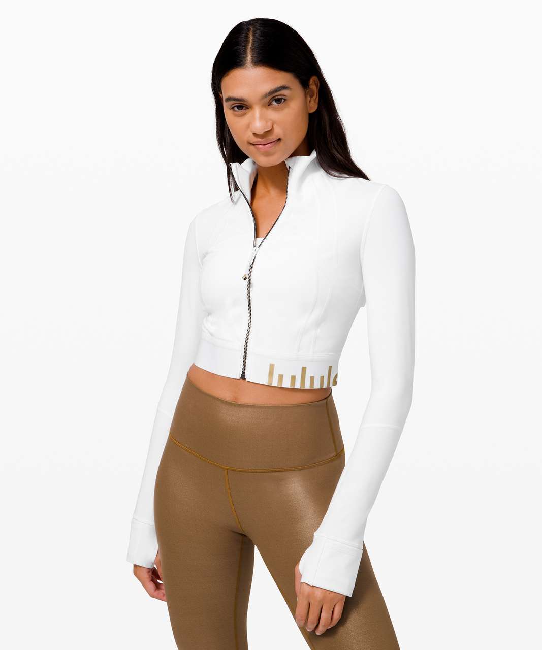 Lululemon Ribbed Nulu Cropped Define Jacket - Faint Lavender - lulu fanatics