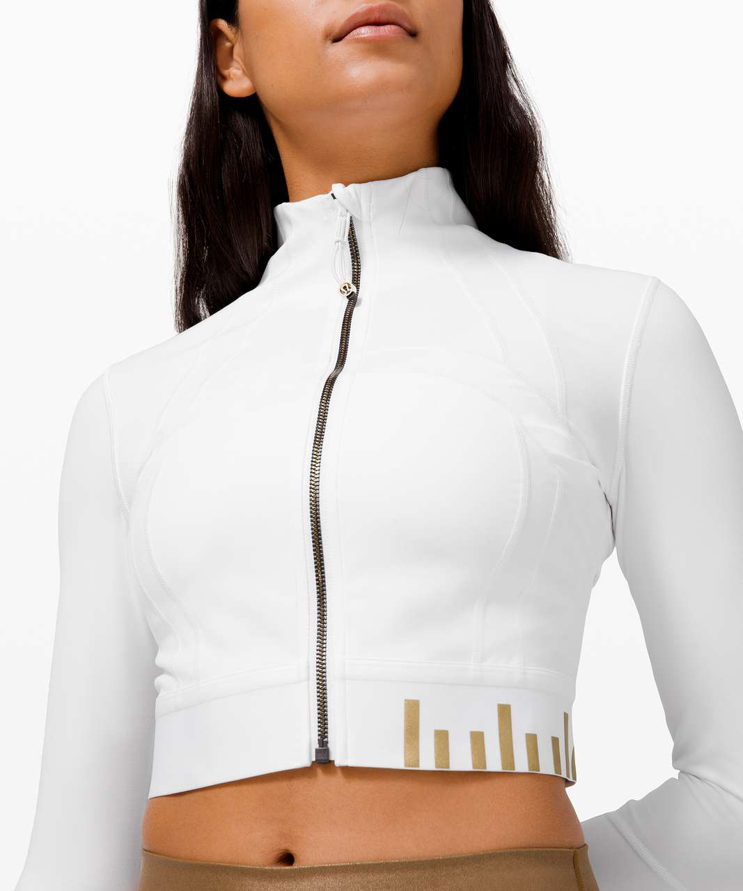 Lululemon Define Jacket Cropped *Gold - White