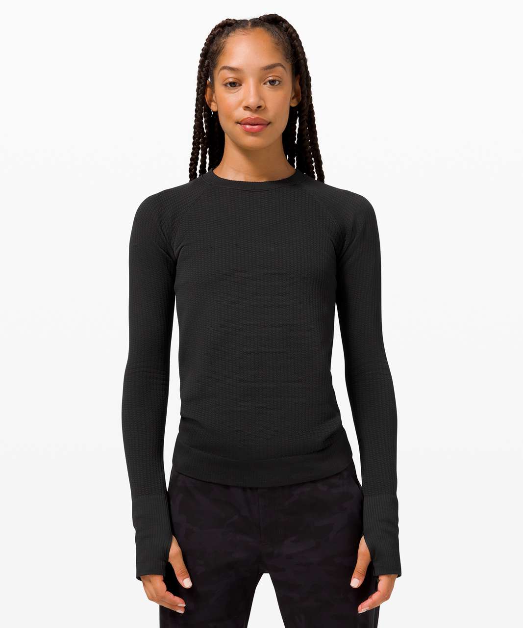 Lululemon Rest Less Pullover - Black / Dark Cast - lulu fanatics