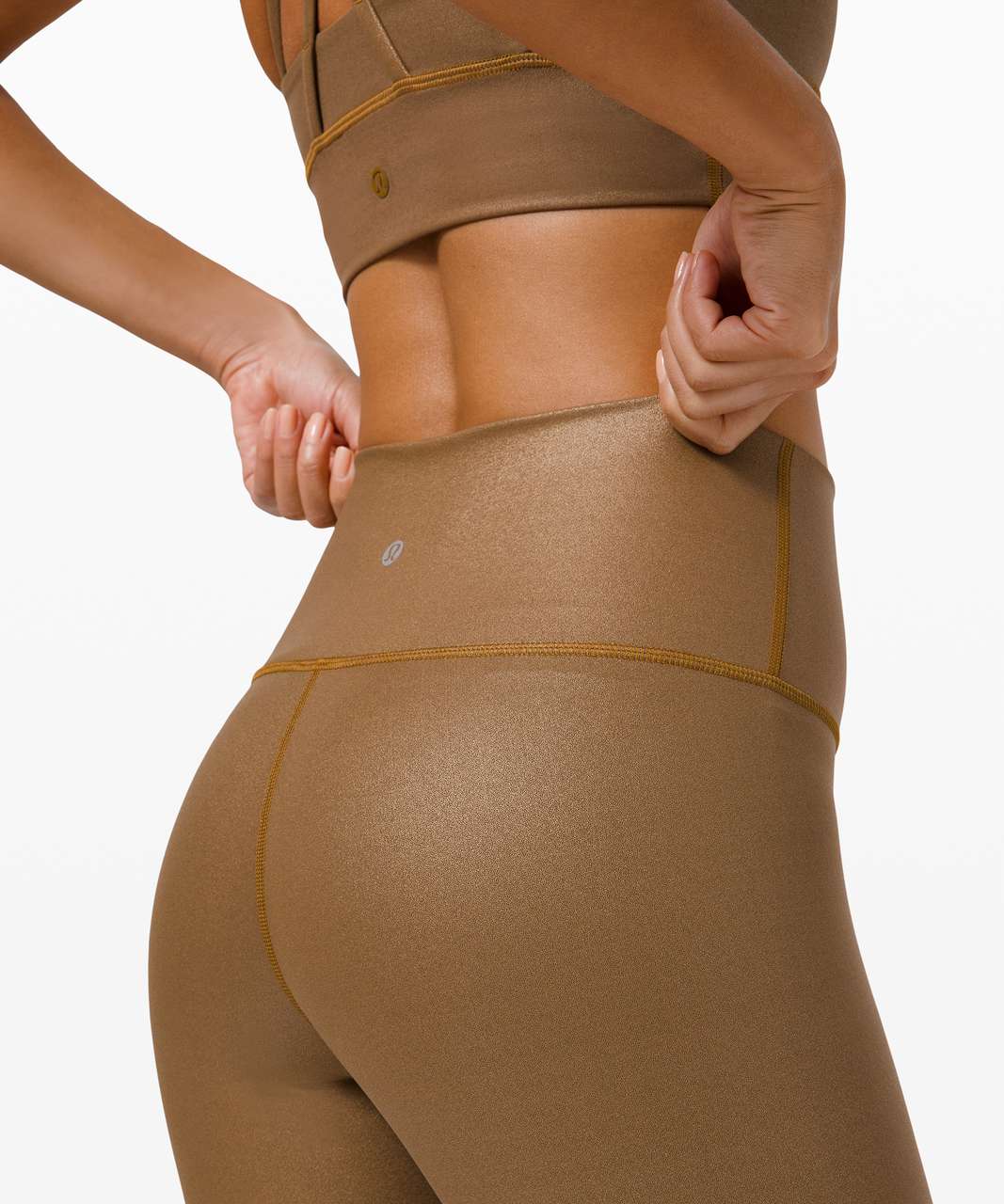 Lululemon Wunder Under High-Rise Crop 23 Foil *Full-On Luxtreme - Matte  Copper Foil - lulu fanatics