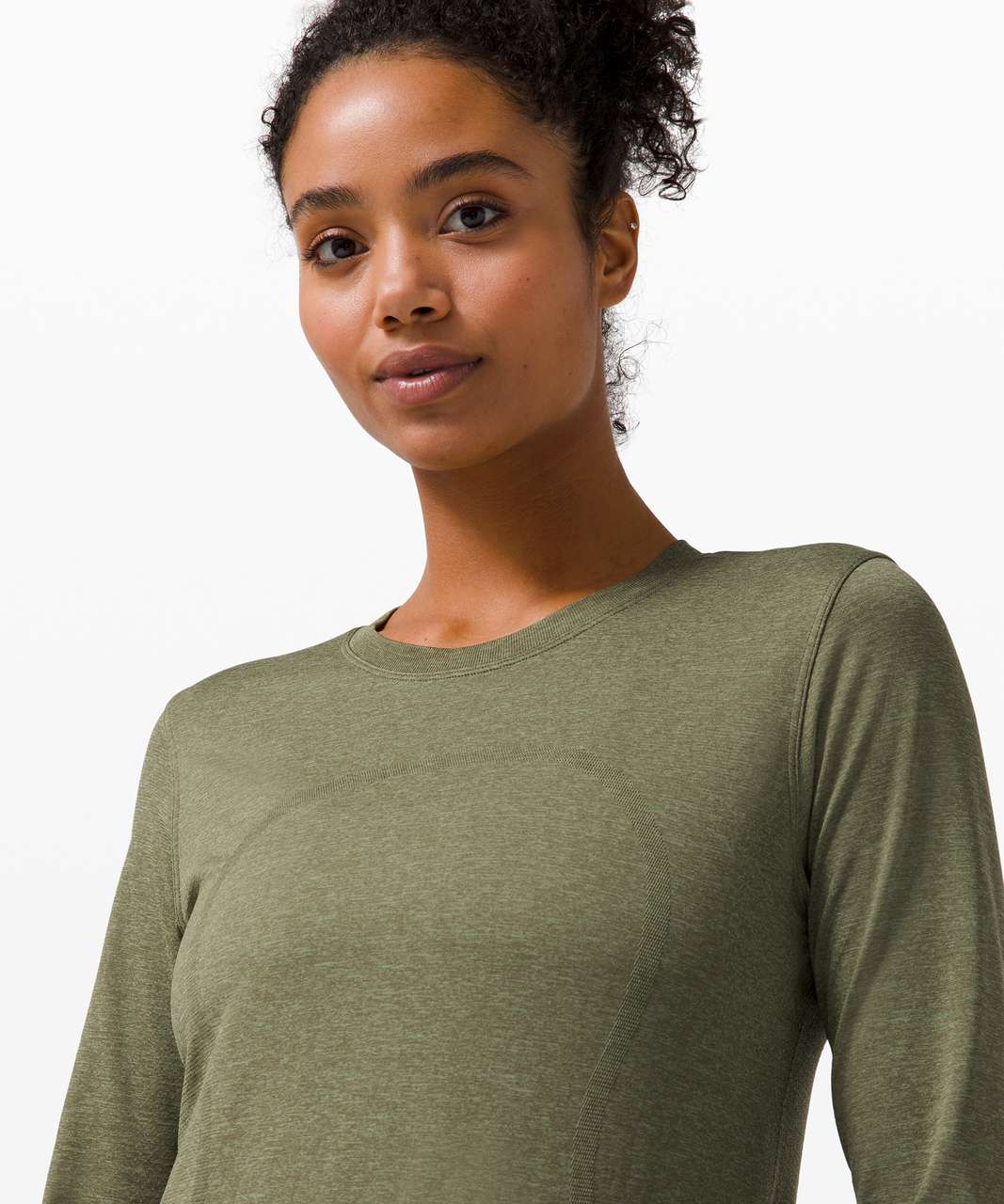 Lululemon Swiftly Breathe Long Sleeve - Willow Green / Army Green - lulu  fanatics