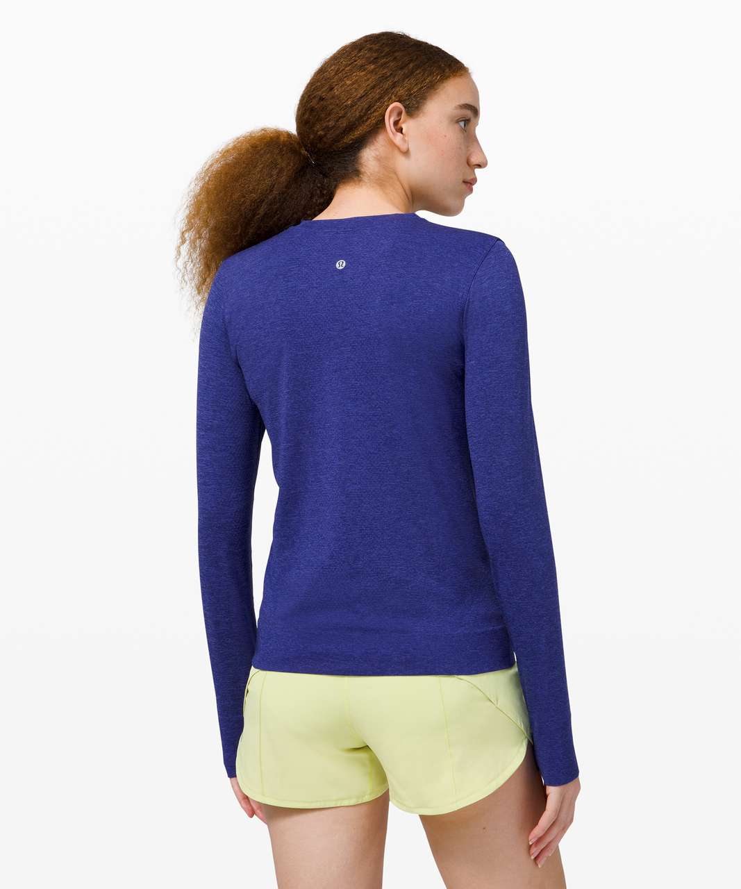 Lululemon Swiftly Breathe Long Sleeve - Blazer Blue / Larkspur